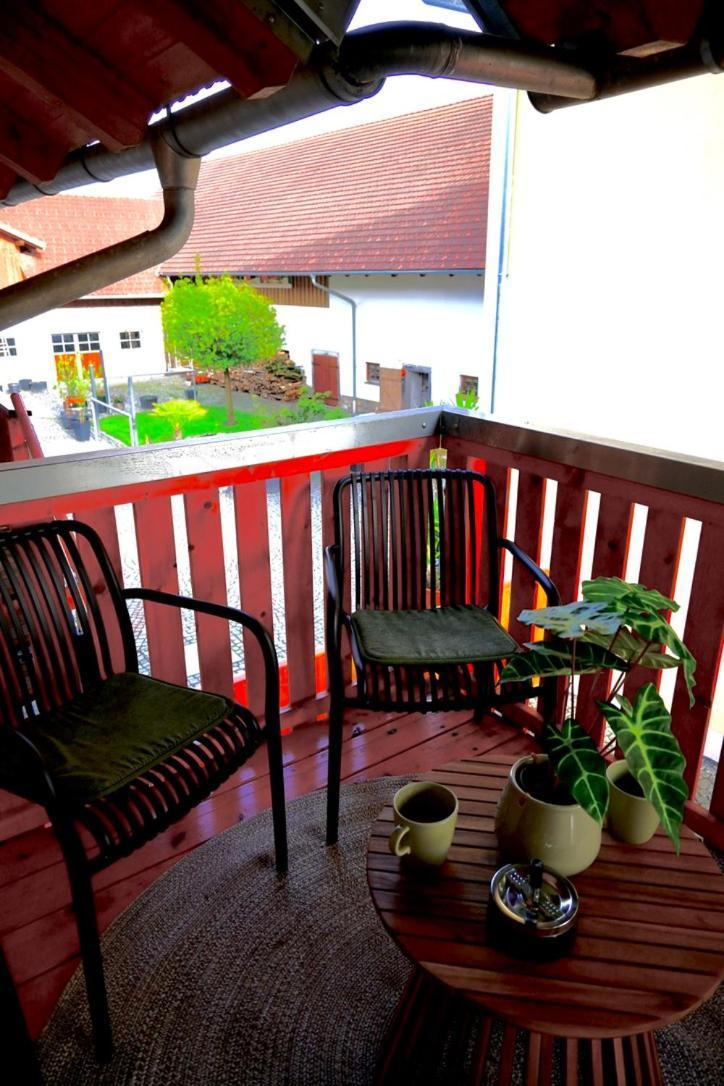 Galeriewohnung Vierseithof Eging Esterno foto