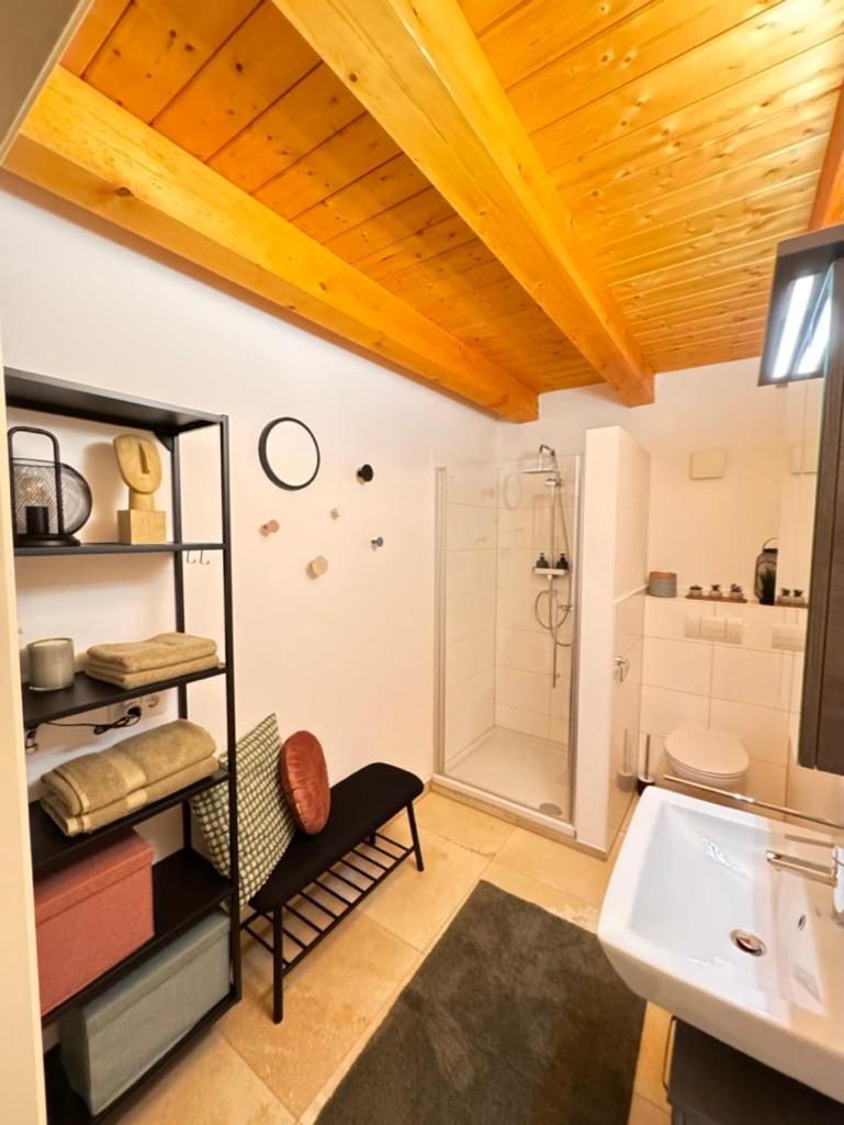 Galeriewohnung Vierseithof Eging Esterno foto